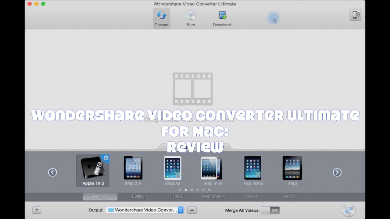 wondershare video conversion for mac